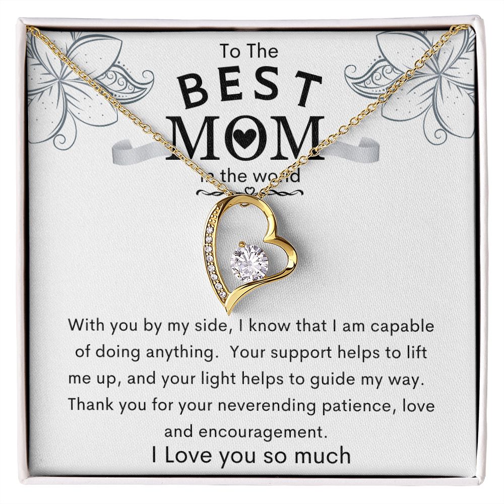 To the Best Mom in the World | Forever Love Necklace