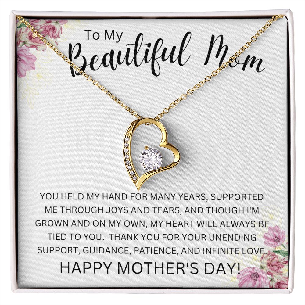 To My Beautiful Mom | Forever Love Necklace