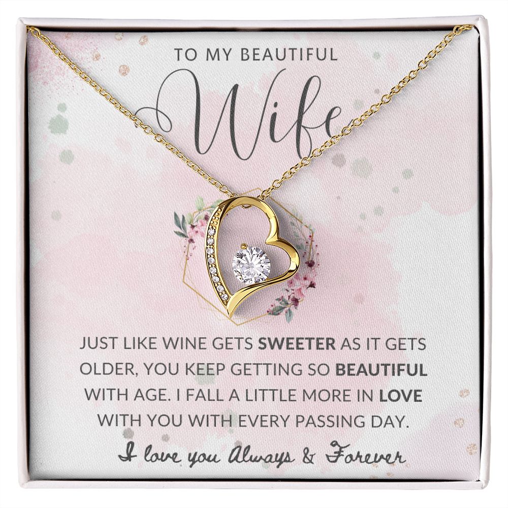 To My Beautiful Wife | Forever Love Necklace | So Beautiful