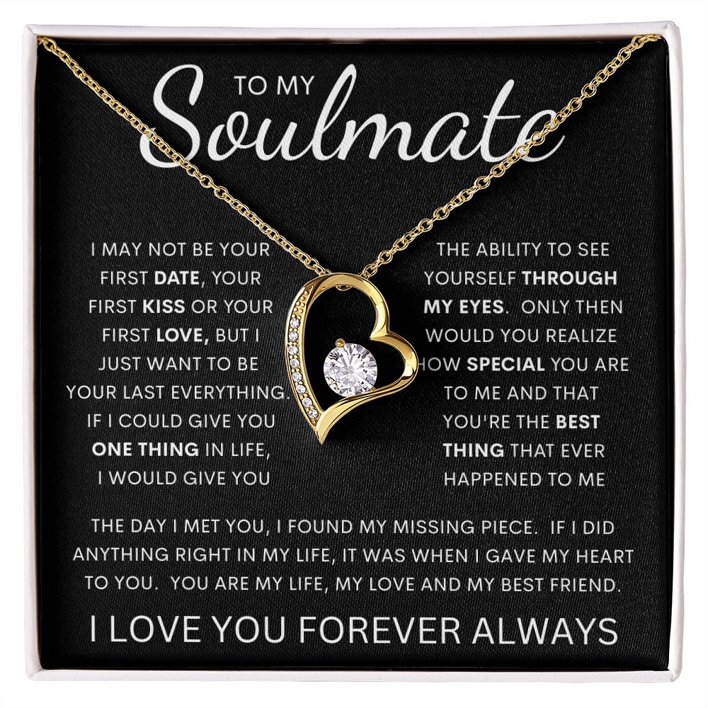 To My Soulmate | Forever Love Necklace