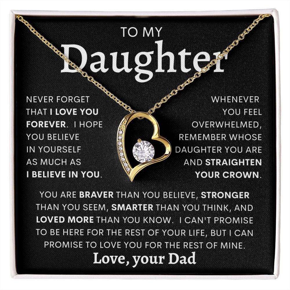 TO MY DAUGHTER FROM DAD | Forever Love Necklace
