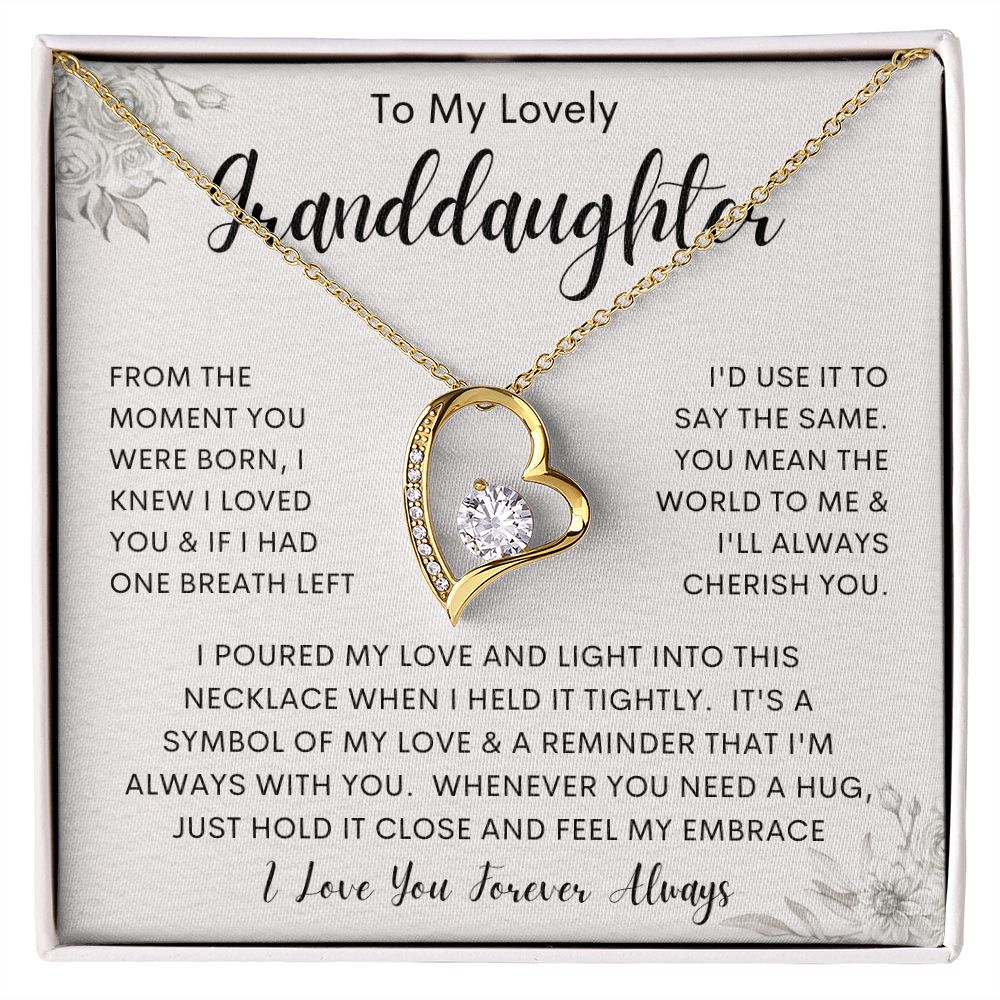 To My Granddaughter | Forever Love Necklace