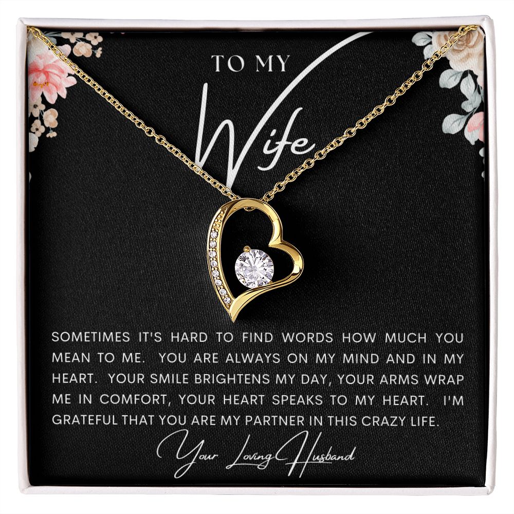 TO MY WIFE | Forever Love Necklace | PARTNER IN LIFE