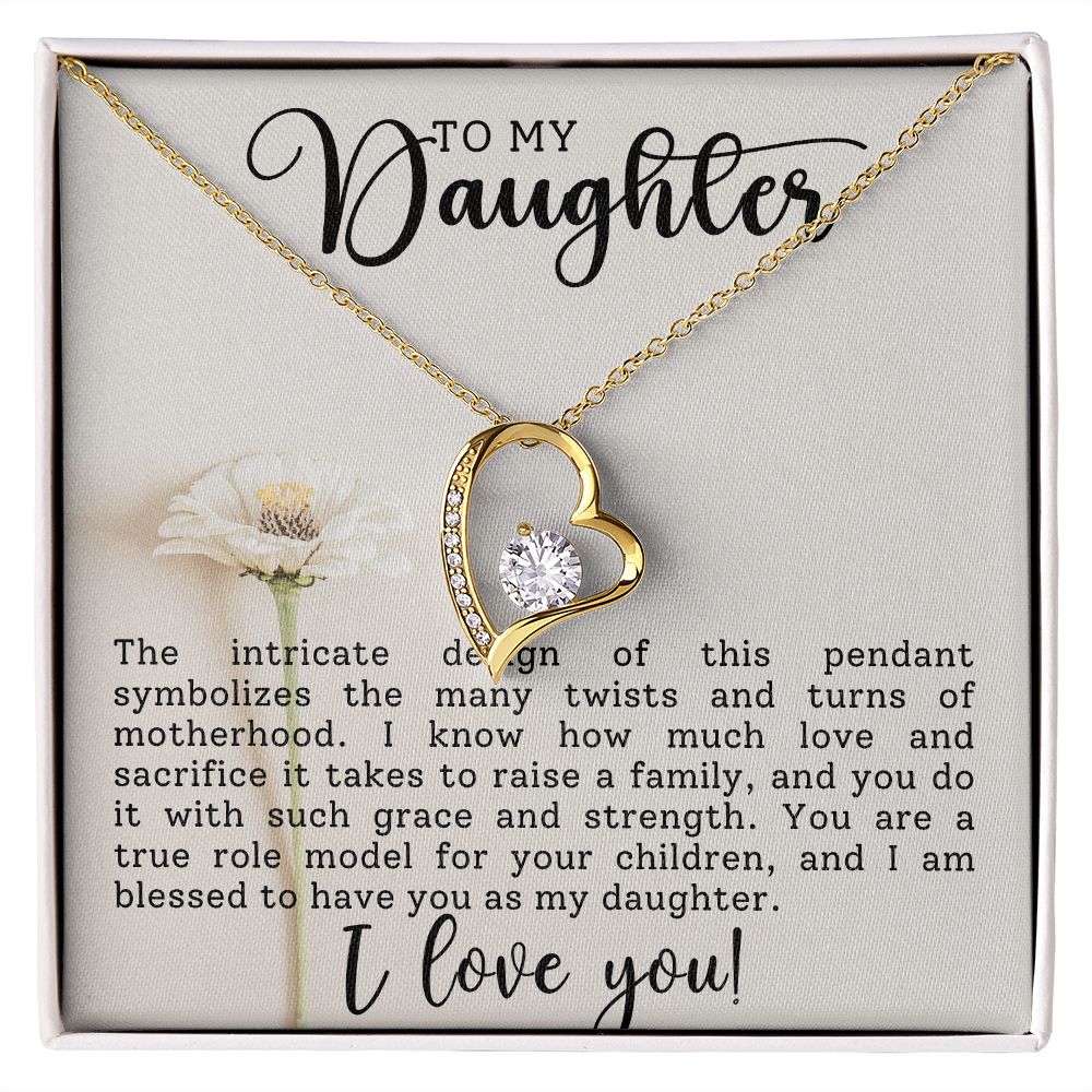 To My Daughter | Forever Love Necklace