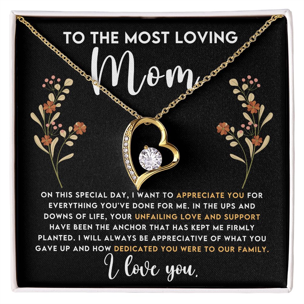 To the Most Loving Mom | Forever Love Necklace