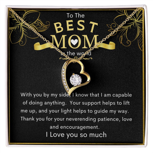 To the Best Mom in the World | Forever Love Necklace