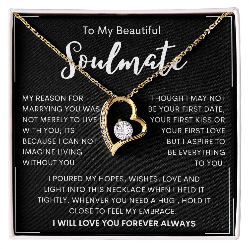 To My Soulmate | Forever Love Necklace