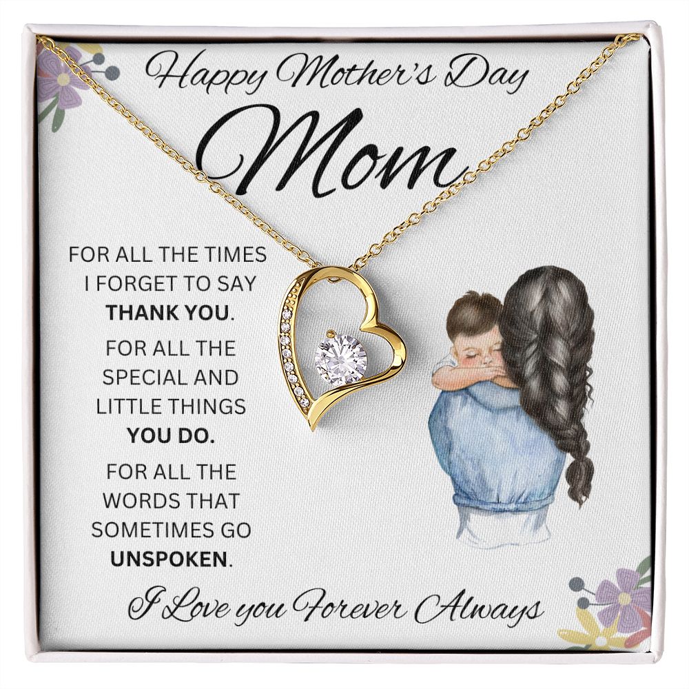 Happy Mother's Day Mom | Forever Love Necklace