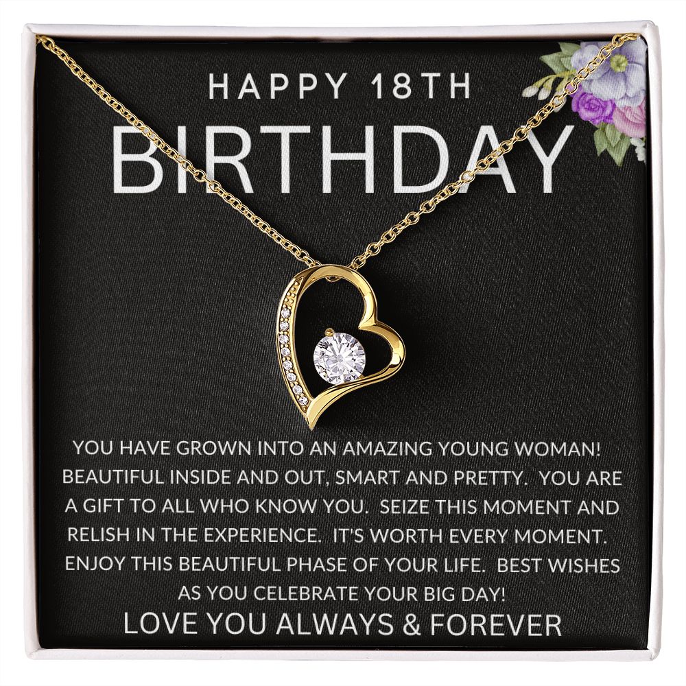 Happy 18th Birthday | Forever Love Necklace