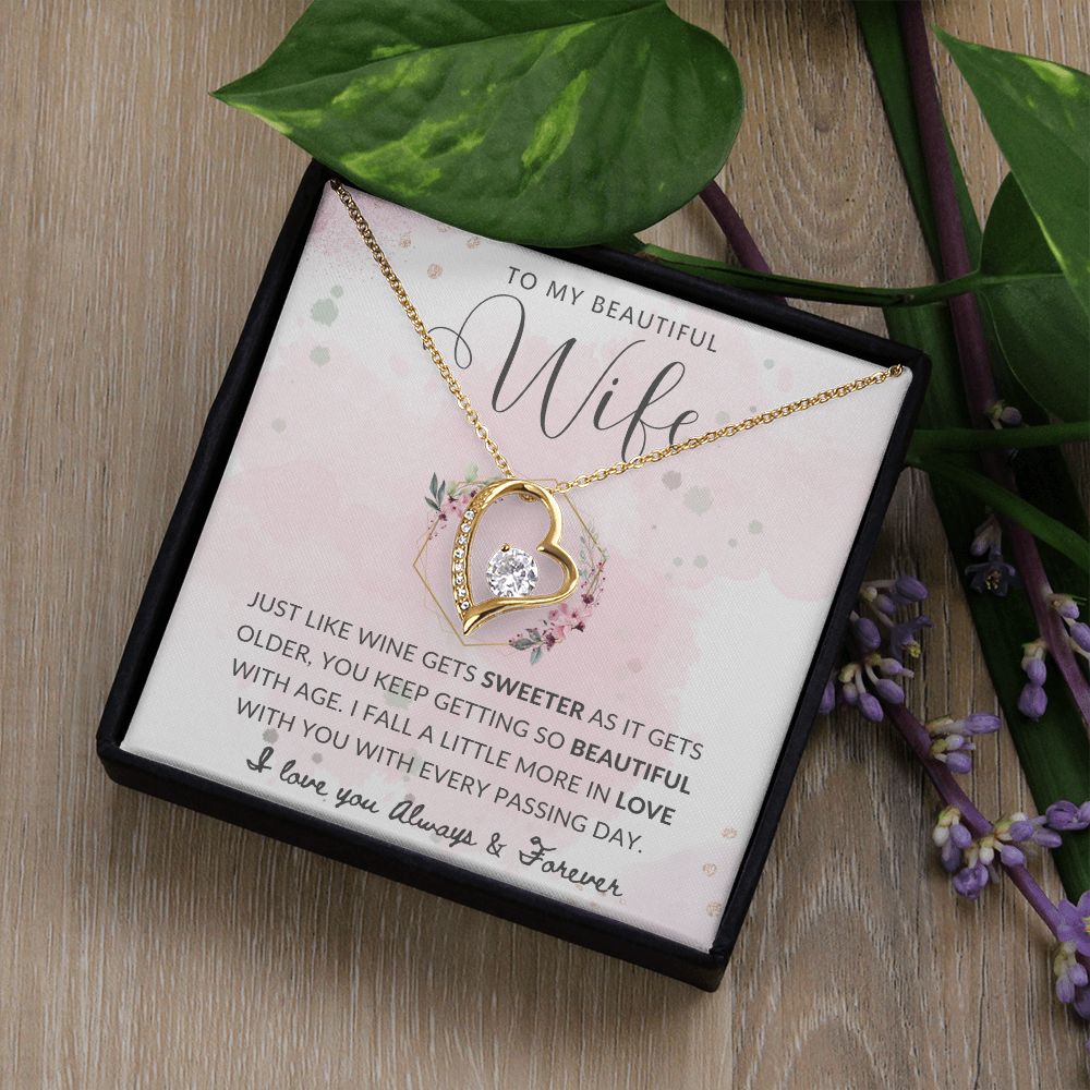 To My Beautiful Wife | Forever Love Necklace | So Beautiful
