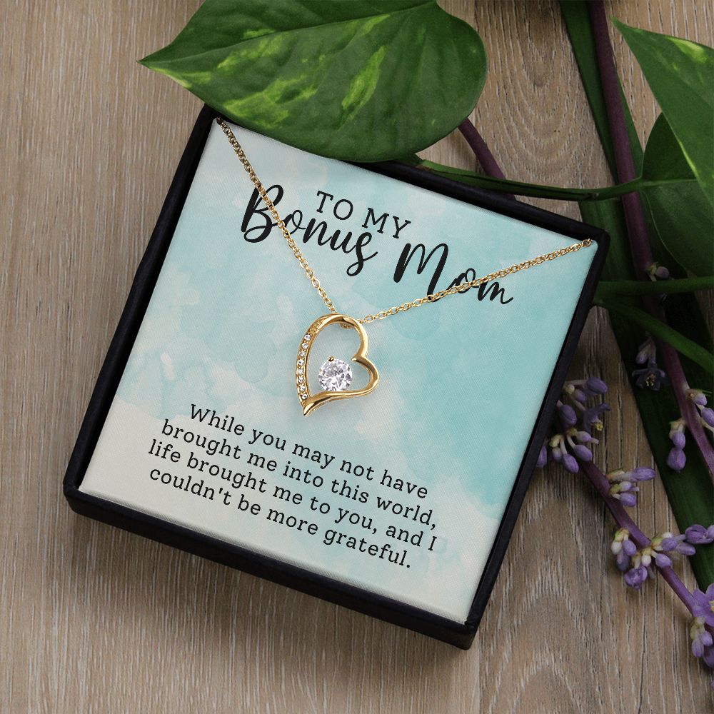 To My Bonus Mom | Forever Love Necklace