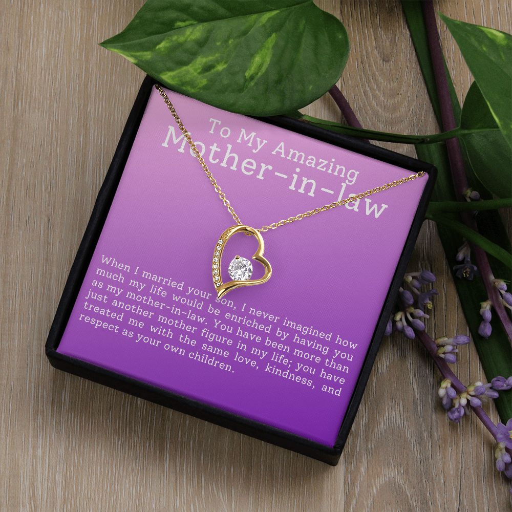 To My Amazing Mother-in-Law | Forever Love Necklace