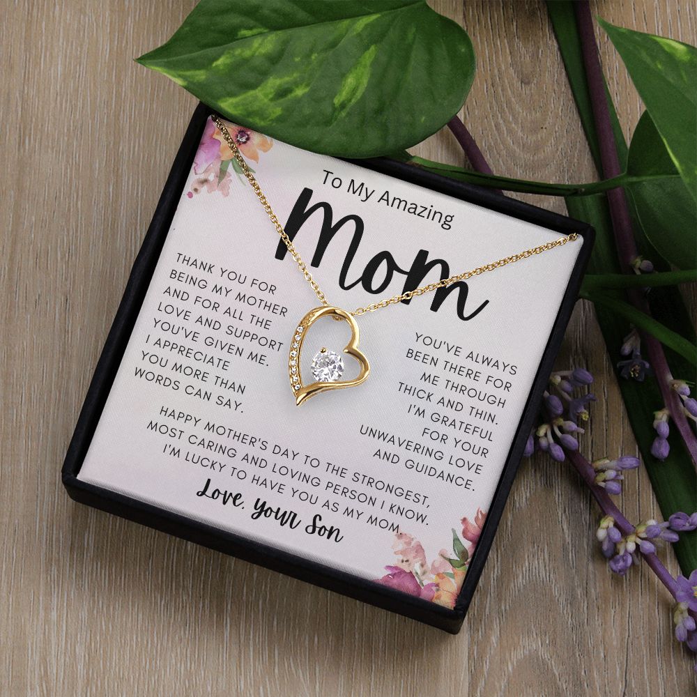 To My Amazing Mom | Forever Love Necklace