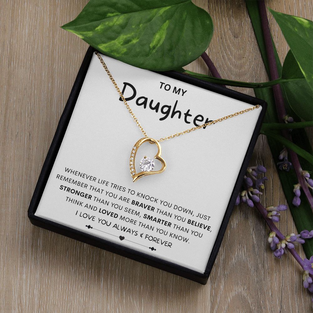 TO MY DAUGHTER | Gift For Daughter, Birthday Gift, Gift For Her, Daughter Necklace