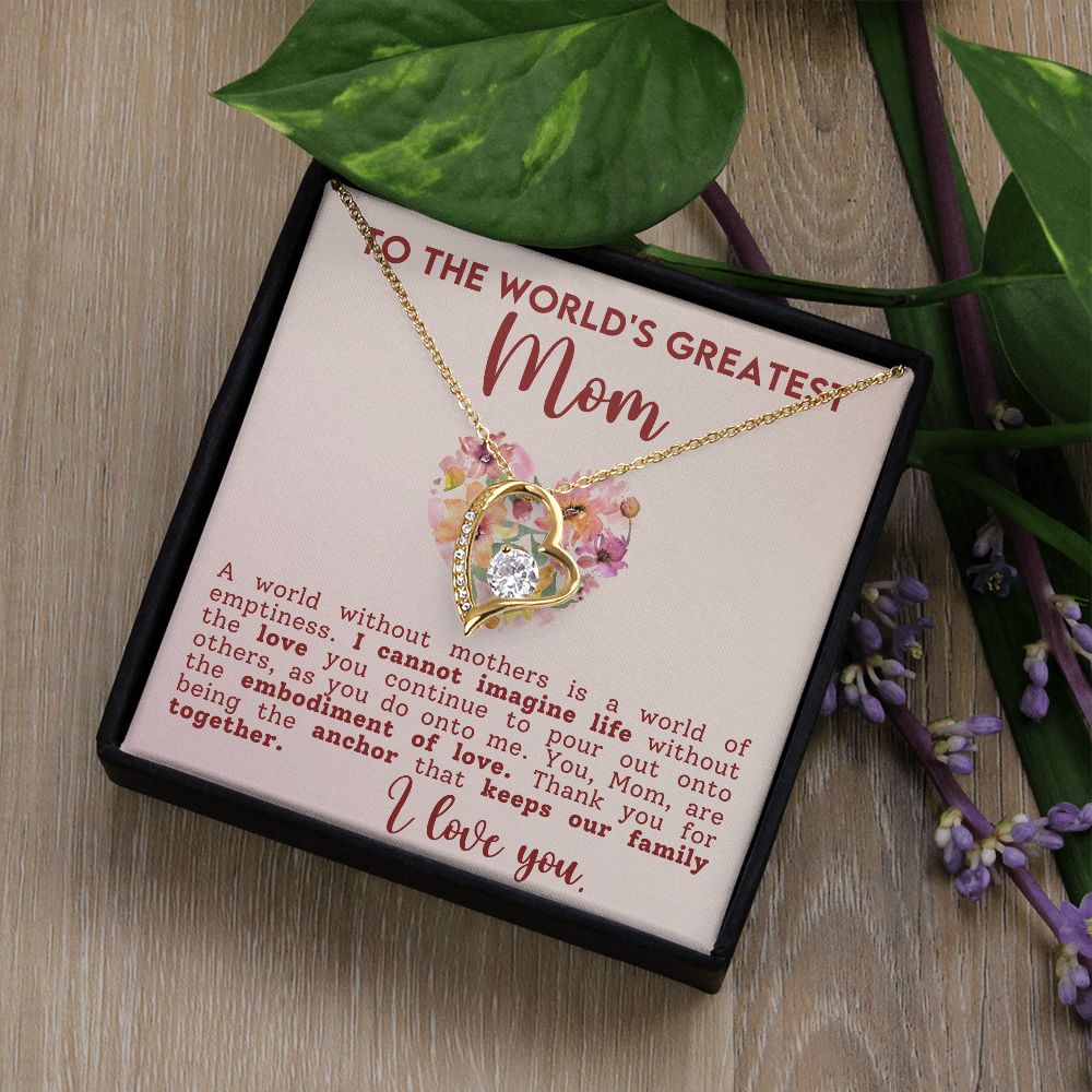 To the World's Greatest Mom | Forever Love Necklace