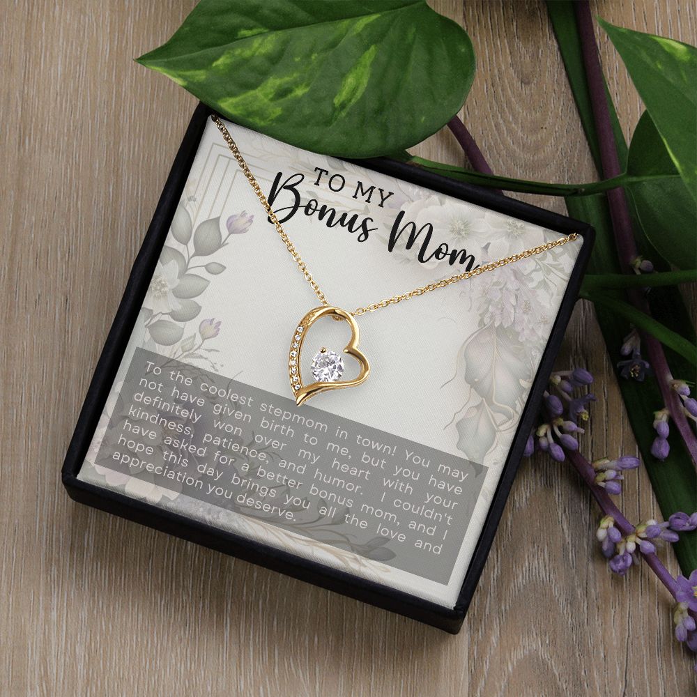 To My Bonus Mom | Forever Love Necklace