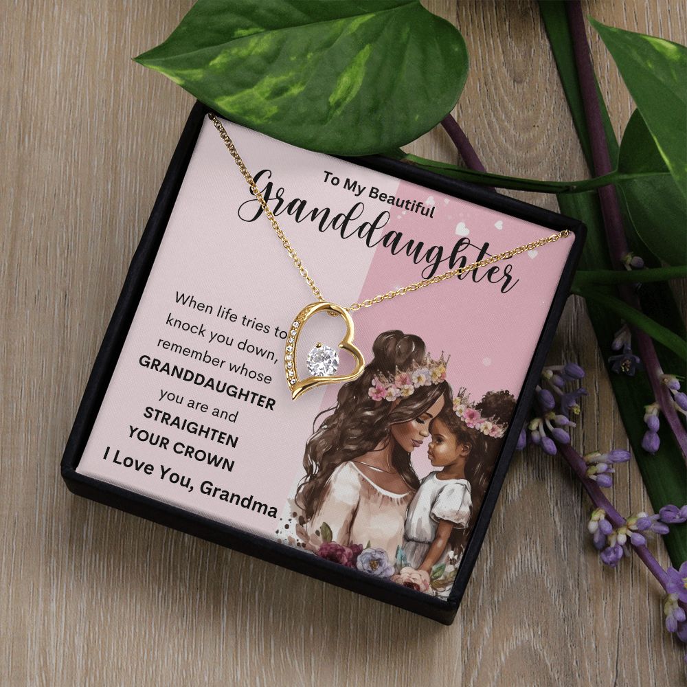 To My Beautiful Granddaughter | Forever Love Necklace