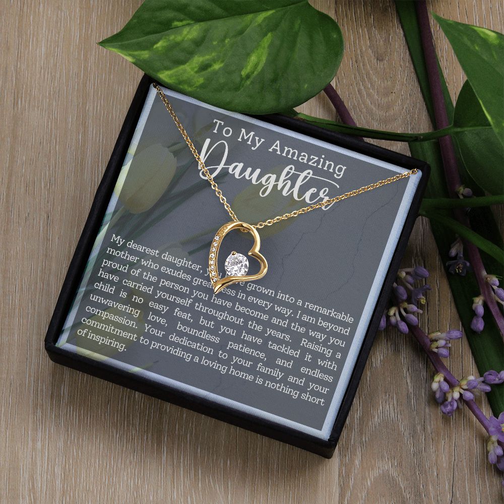 To My Amazing Daughter | Forever Love Necklace