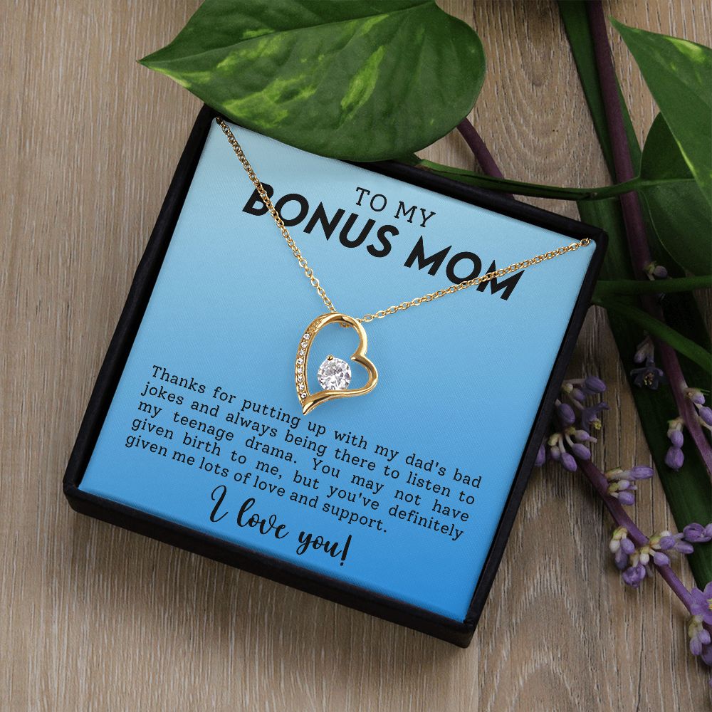 To My Bonus Mom | Forever Love Necklace