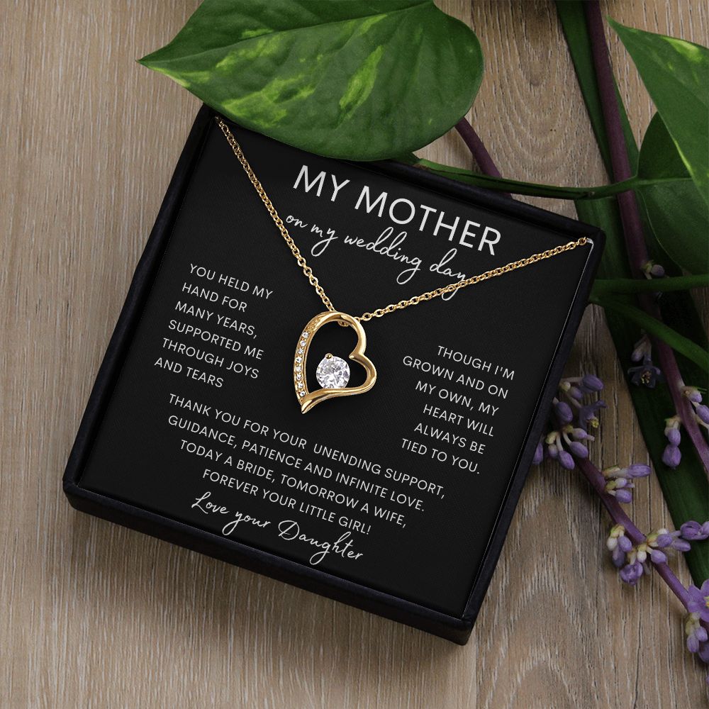 MY MOTHER | Forever Love Necklace | Mom Birthday Gift, Gift From Daughter, Mother Daughter Gift, Necklace For Mom, Mom Gift From Son