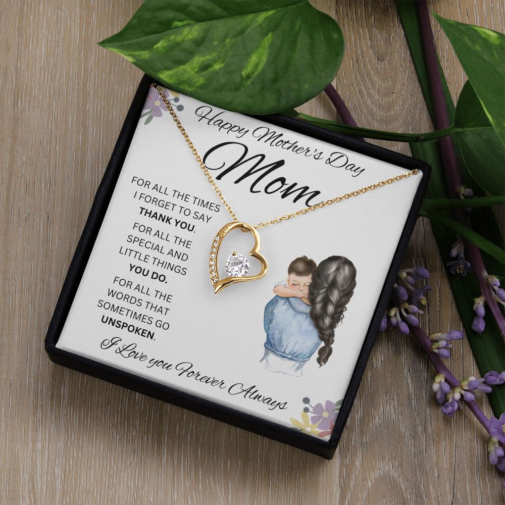 Happy Mother's Day Mom | Forever Love Necklace