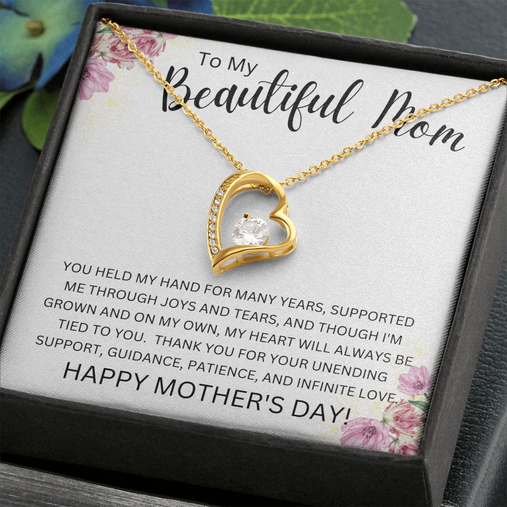 To My Beautiful Mom | Forever Love Necklace