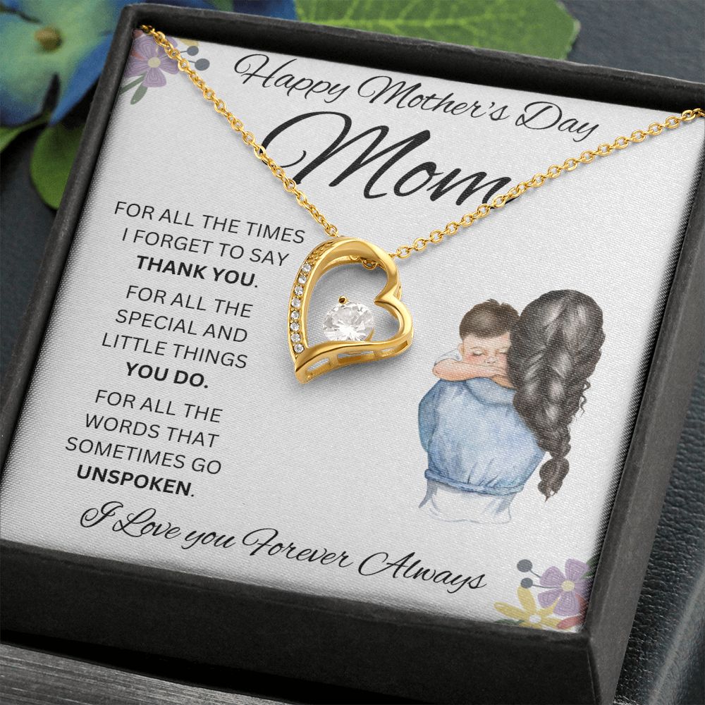 Happy Mother's Day Mom | Forever Love Necklace