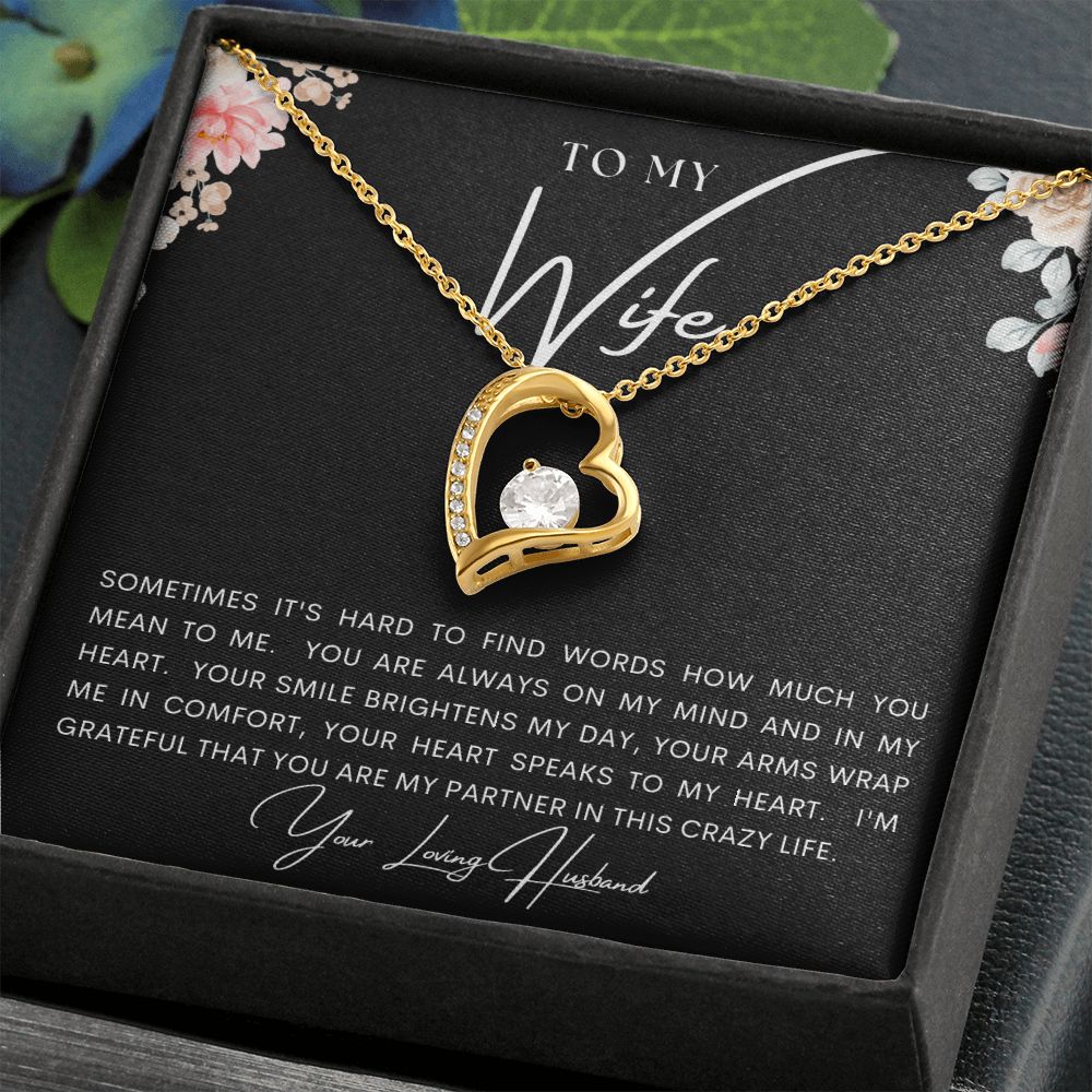 TO MY WIFE | Forever Love Necklace | PARTNER IN LIFE