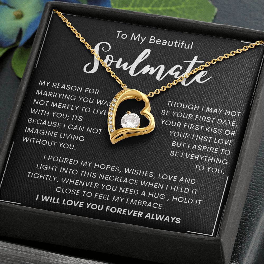 To My Soulmate | Forever Love Necklace