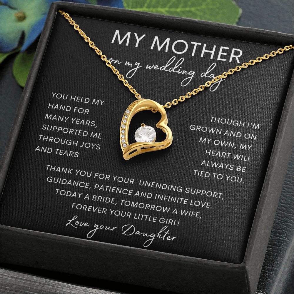 MY MOTHER | Forever Love Necklace | Mom Birthday Gift, Gift From Daughter, Mother Daughter Gift, Necklace For Mom, Mom Gift From Son