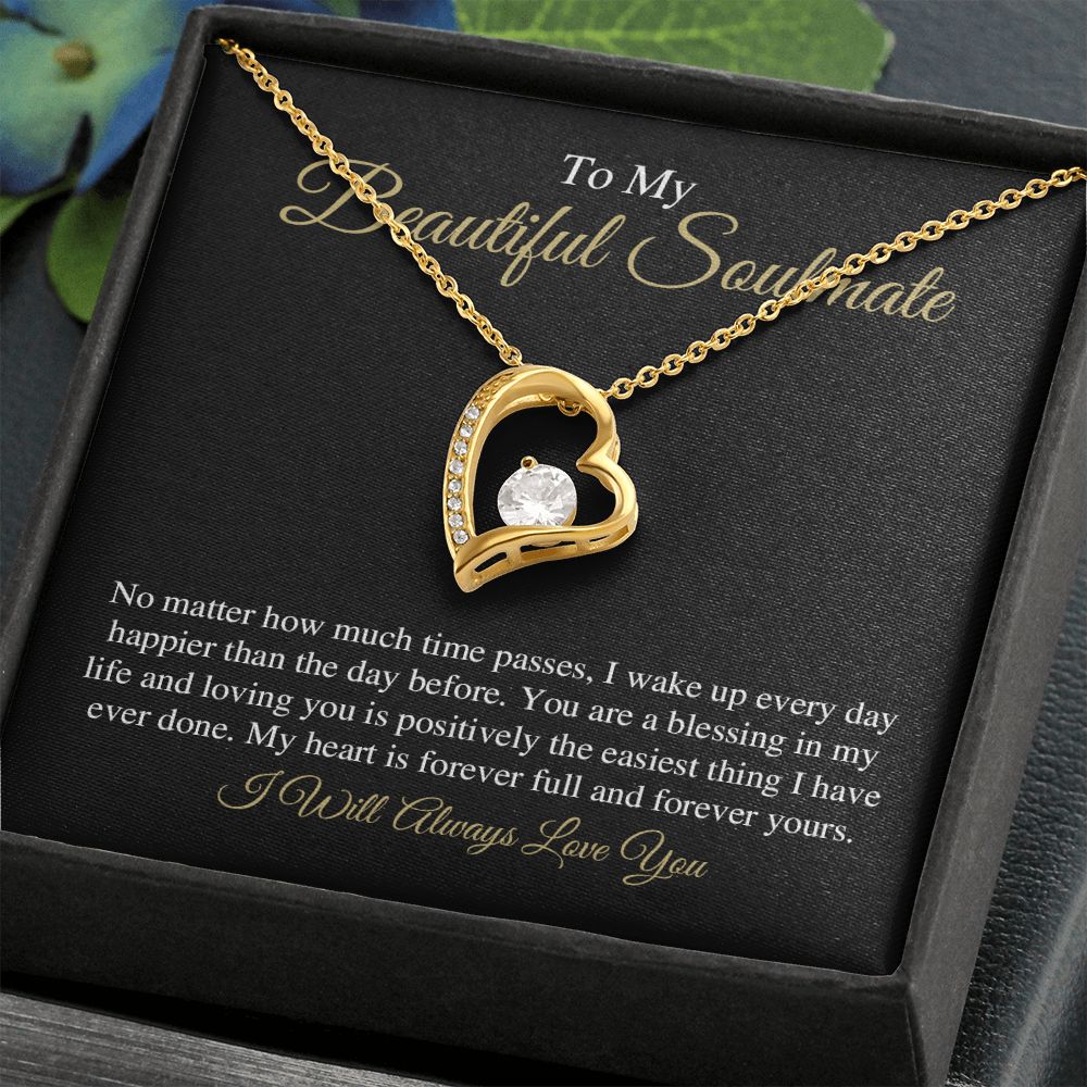 My Beautiful Soulmate | To My Soulmate, Gift for soulmate, Anniversary gift, Girlfriend necklace, Gift for wife, Birthday gift