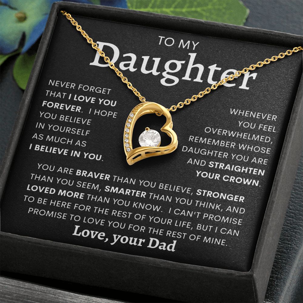TO MY DAUGHTER FROM DAD | Forever Love Necklace
