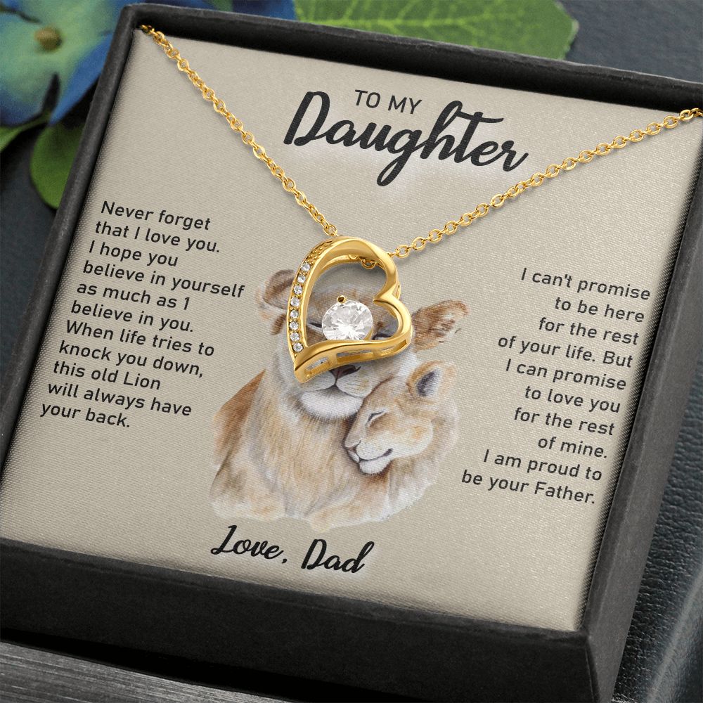 TO MY DAUGHTER LION | Daughter Birthday, Gift From Dad, Dad To Daughter Gift, Daughter Father Gift