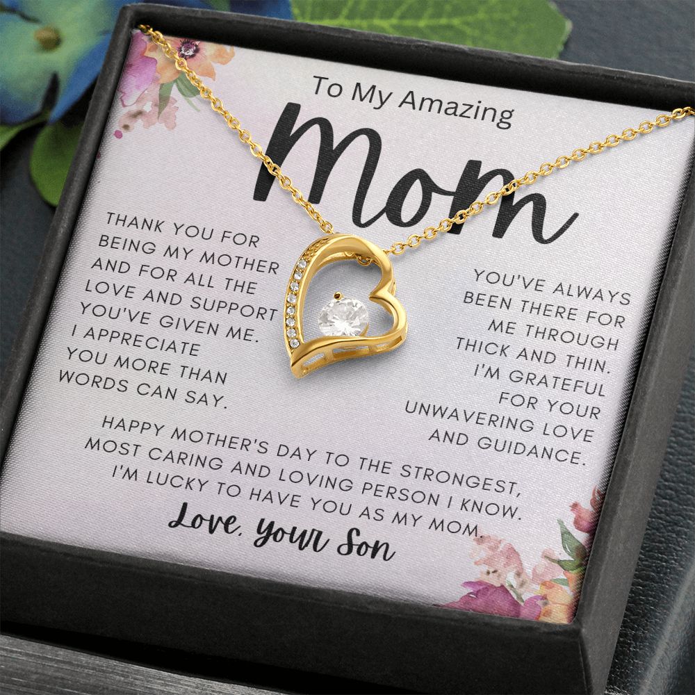 To My Amazing Mom | Forever Love Necklace
