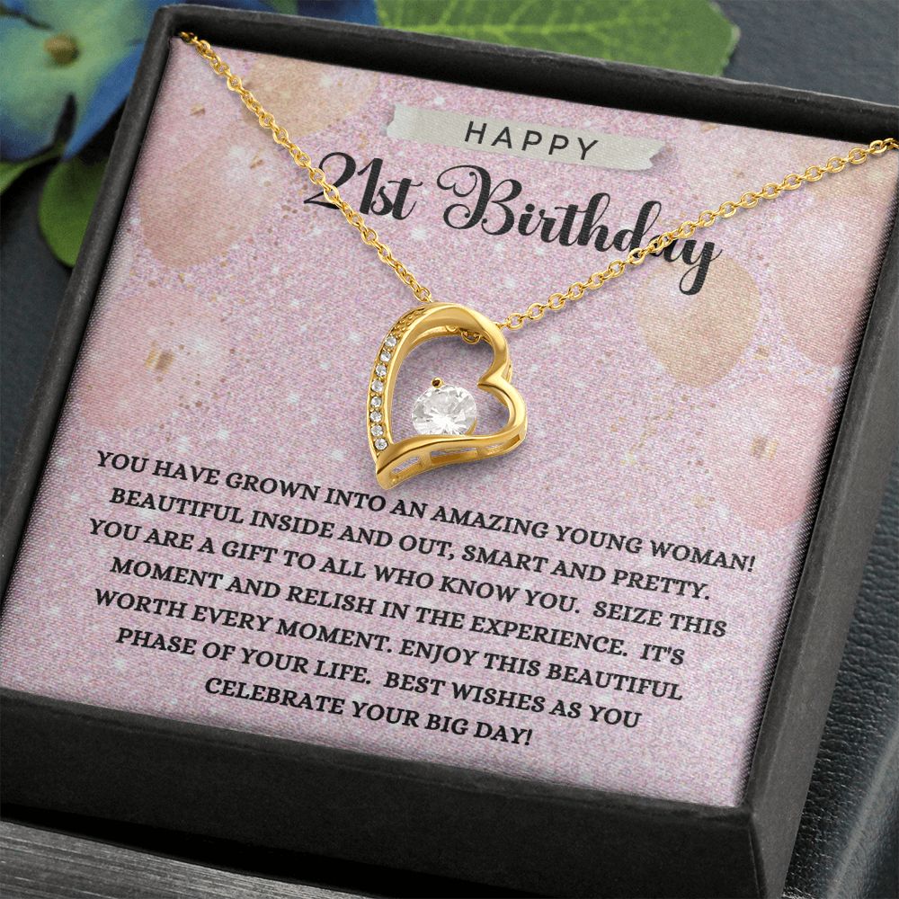 Happy 21st Birthday | Forever Love Necklace