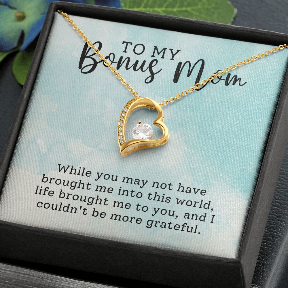 To My Bonus Mom | Forever Love Necklace