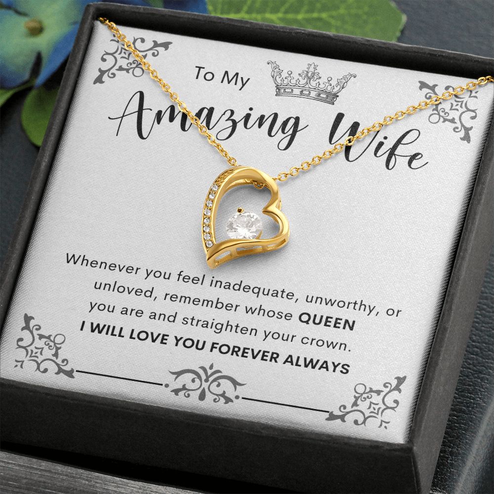 To My Amazing Wife | Forever Love Necklace