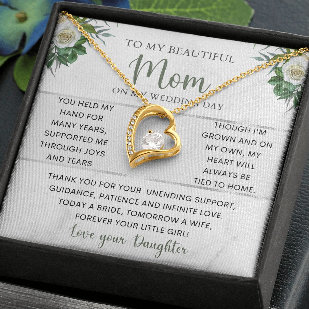 To My Beautiful Mom | Forever Love Necklace