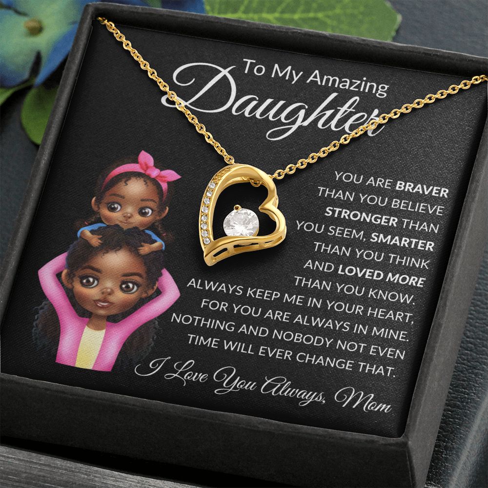 To My Amazing Daughter | Forever Love Necklace