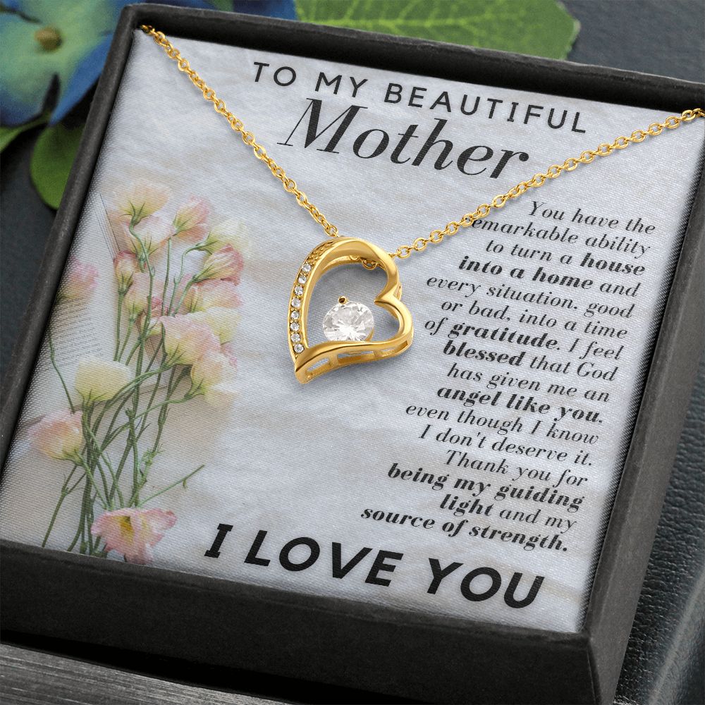 To My Beautiful Mother | Forever Love Necklace