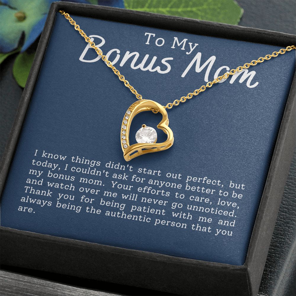 To My Bonus Mom | Forever Love Necklace