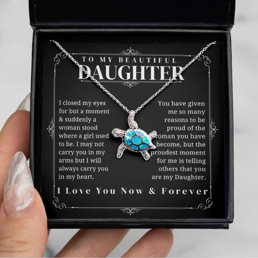 Opal Turtle Necklace